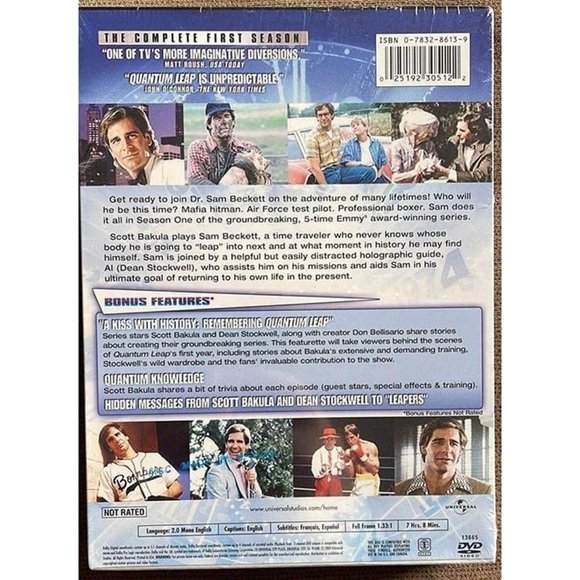 Quantum Leap - The Complete First Season (DVD, 2004, 3-Disc Set) - Picture 2 of 3